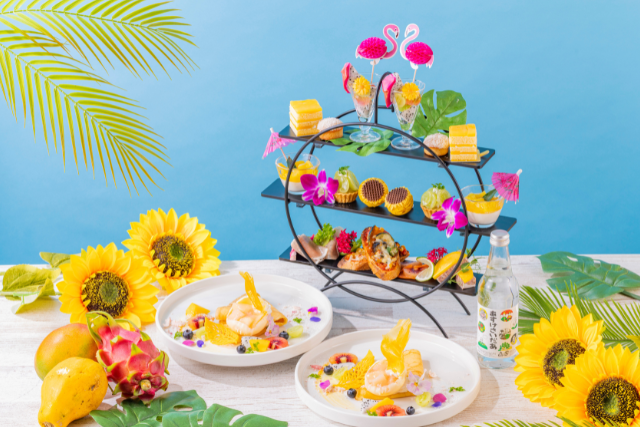 Sunlit Summer Fruits  Afternoon Tea