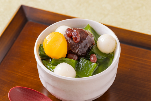 まったりお抹茶ゼリー